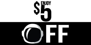 Five Dollars Off Pop Up Design