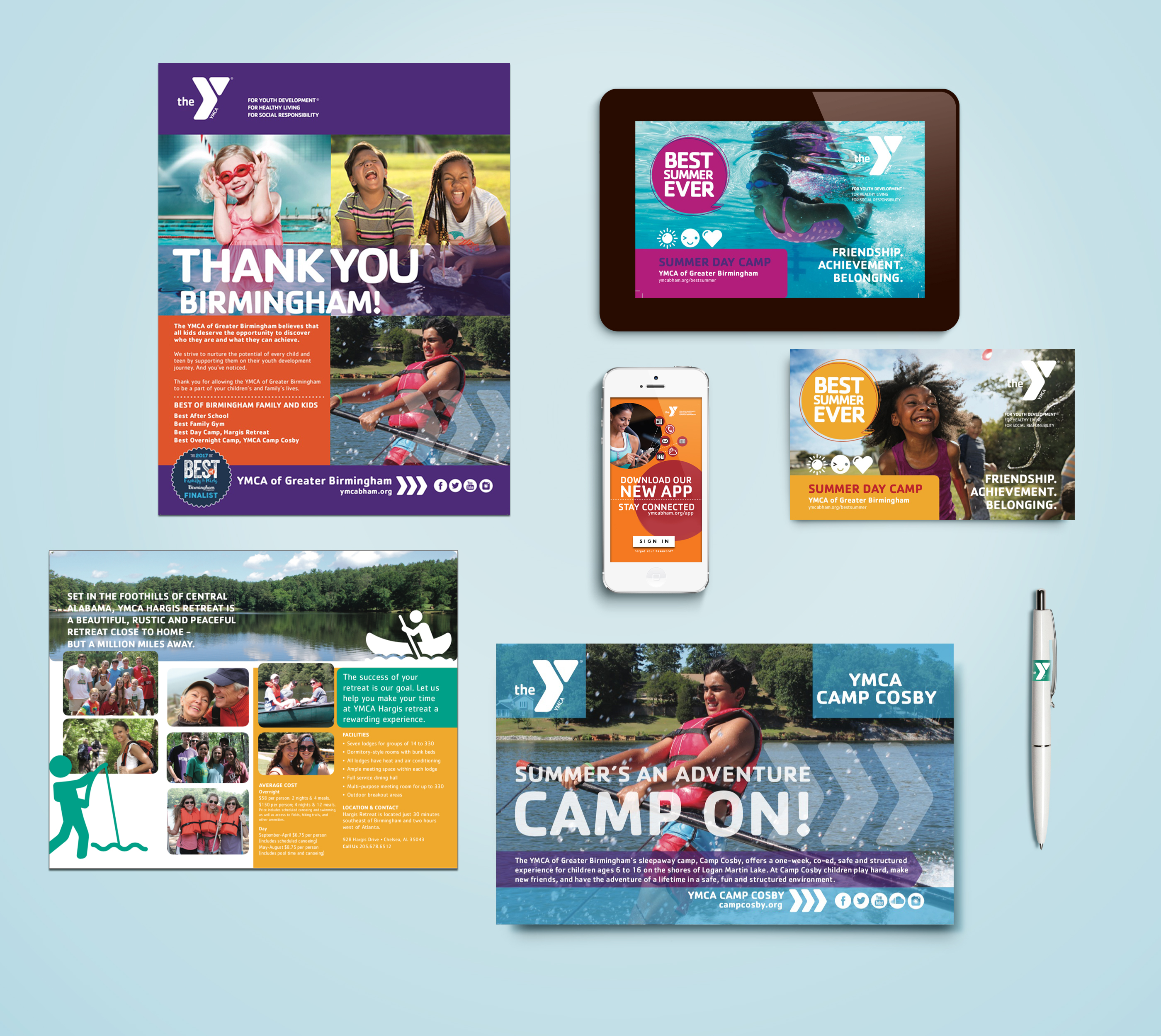 YMCA – Greater Birmingham – Graphic Design